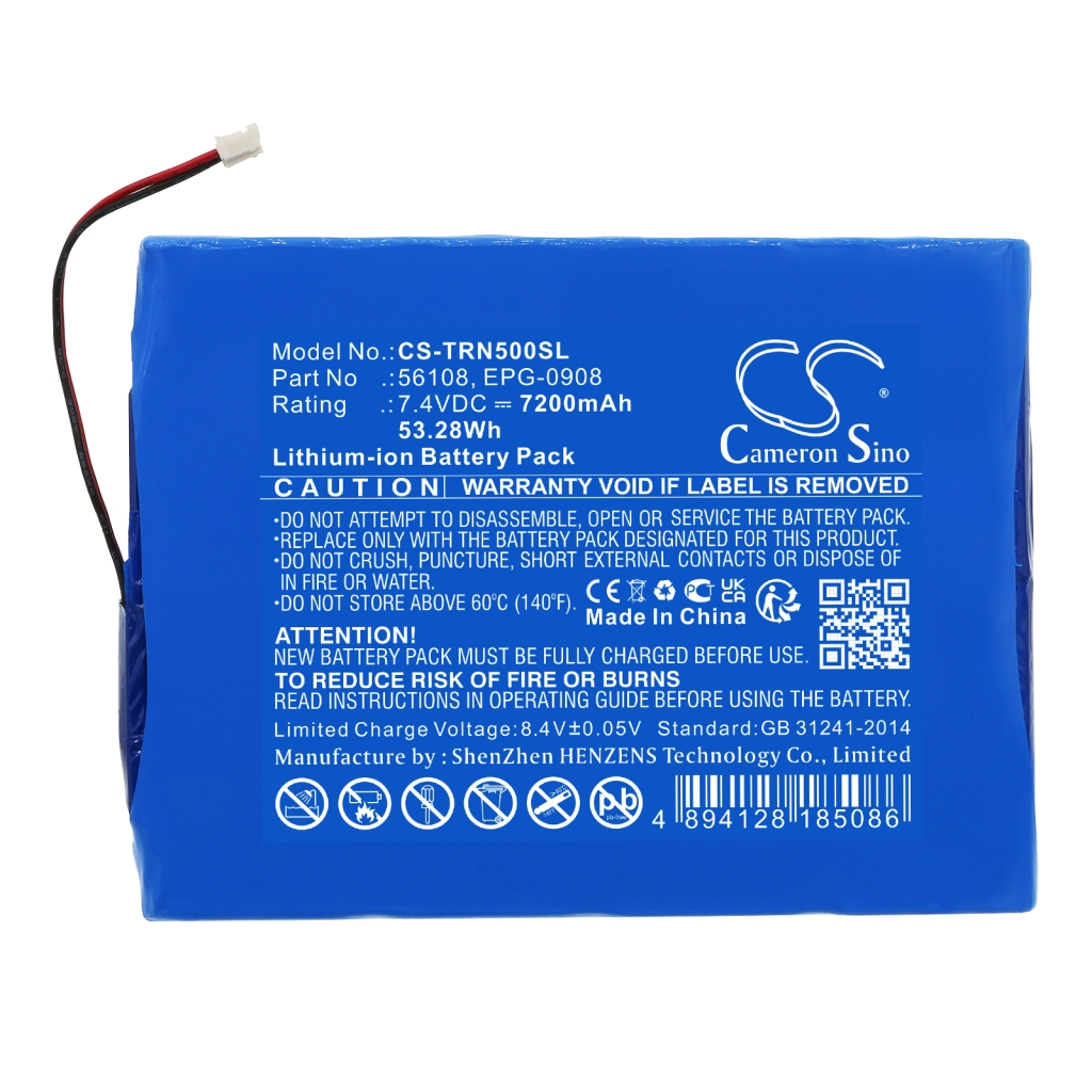 Compatible battery replacement for Trimble  EPG-0908, 56108