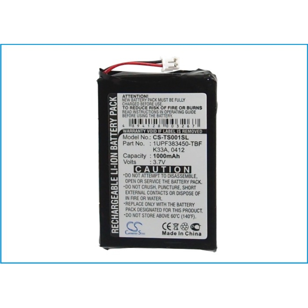 MP3, MP4, PMP Battery Toshiba CS-TS001SL