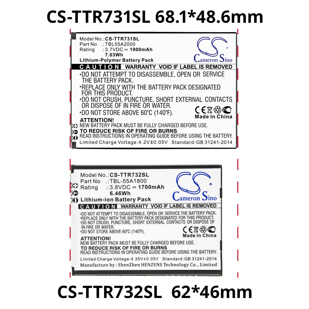 Hotspot Battery Tp-link CS-TTR731SL