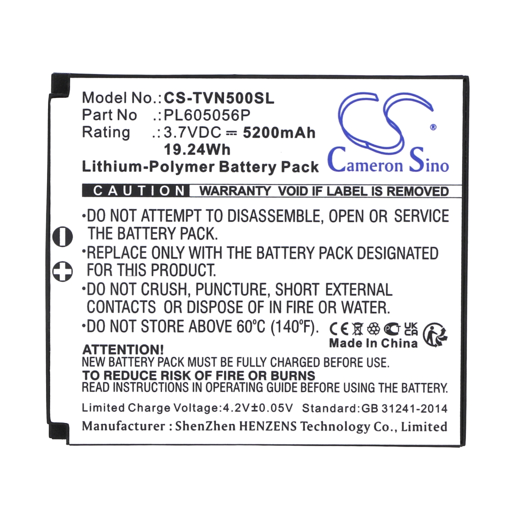 GPS, Navigator Battery TwoNav CS-TVN500SL