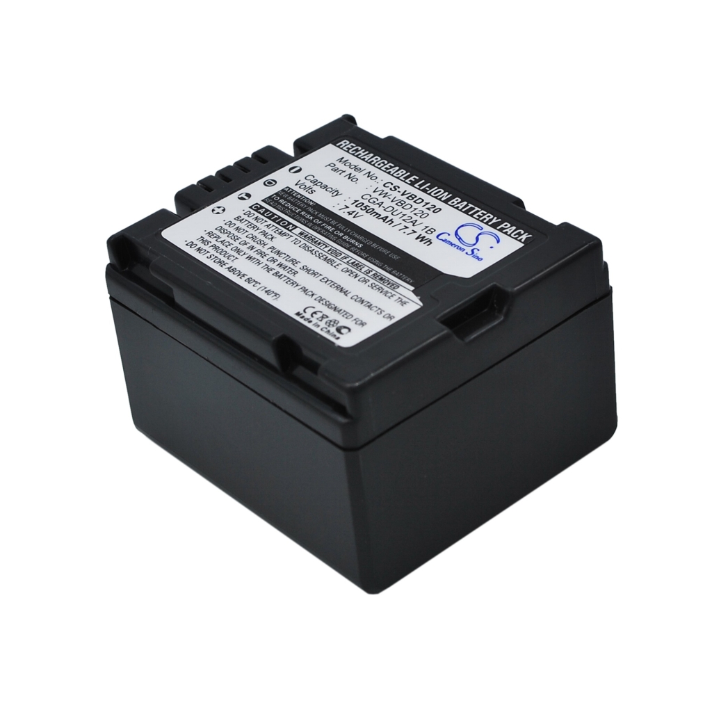 Compatible battery replacement for Panasonic  CGA-DU12A/1B, CGA-DU12, VW-VBD120