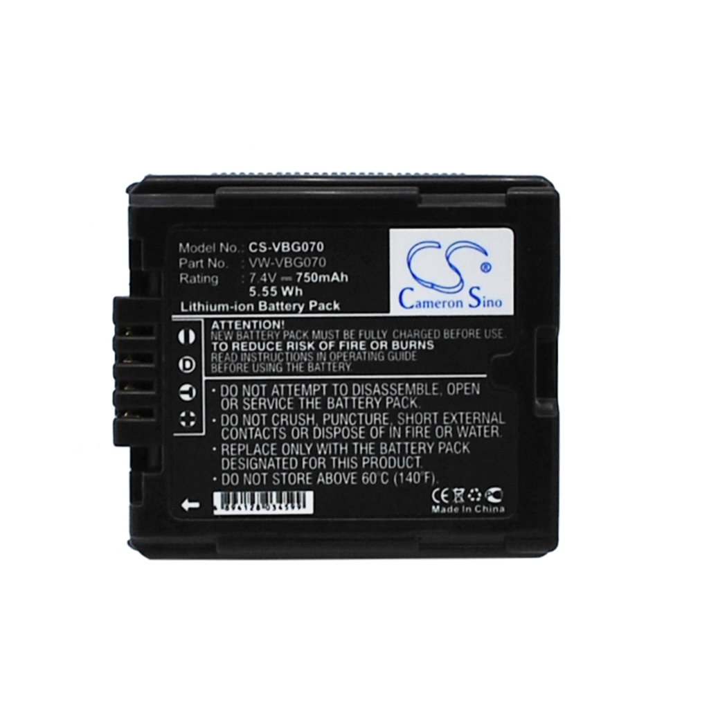 Camera Battery Panasonic CS-VBG070