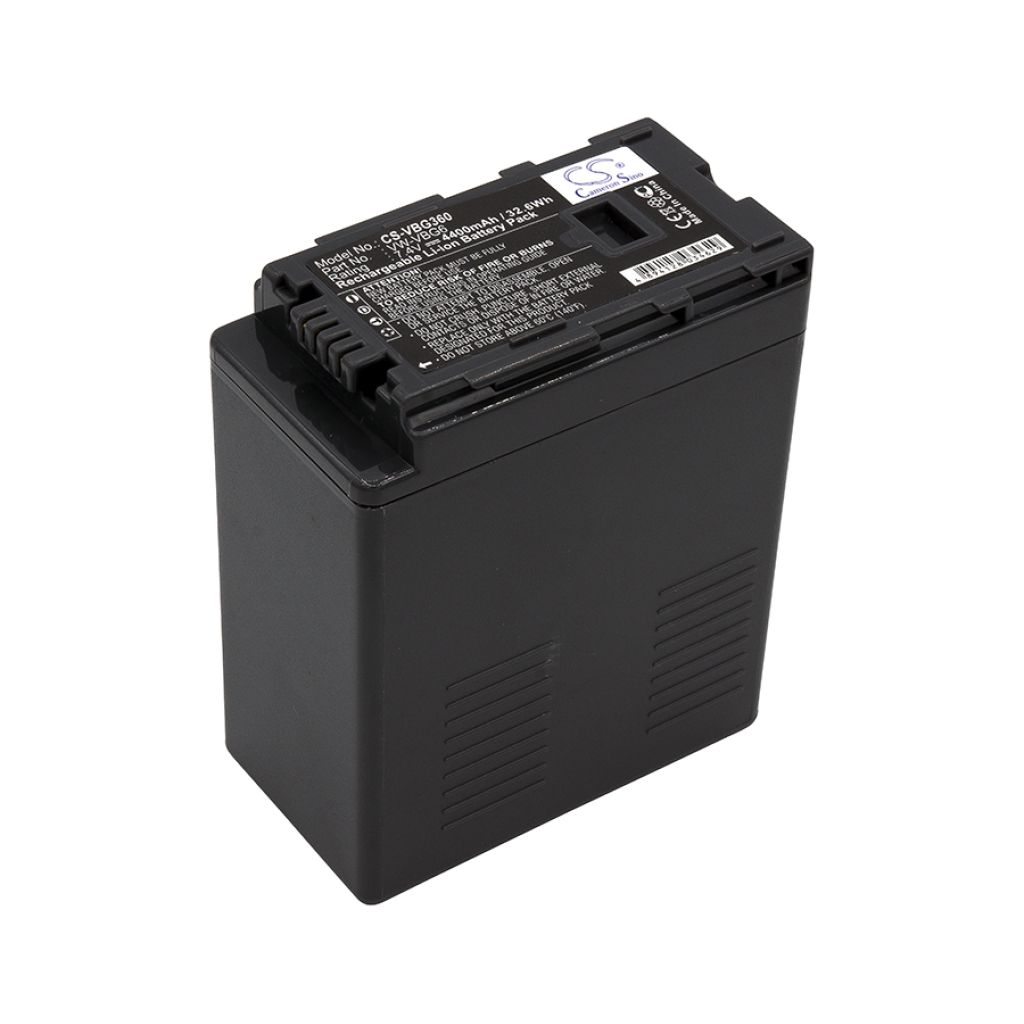 Compatible battery replacement for Panasonic  VW-VBG6-K, VW-VBG6, VW-VBG6PPK, VW-VBG6GK