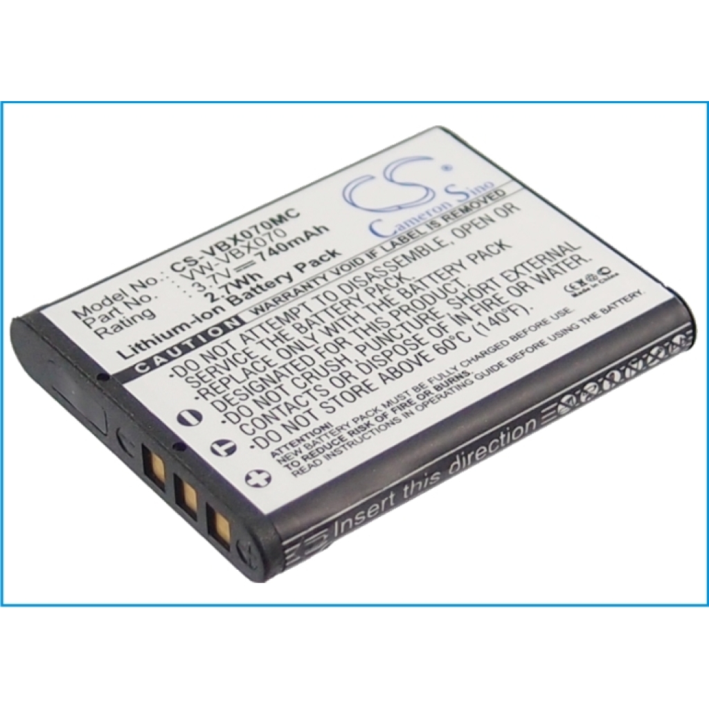 Camera Battery Panasonic CS-VBX070MC