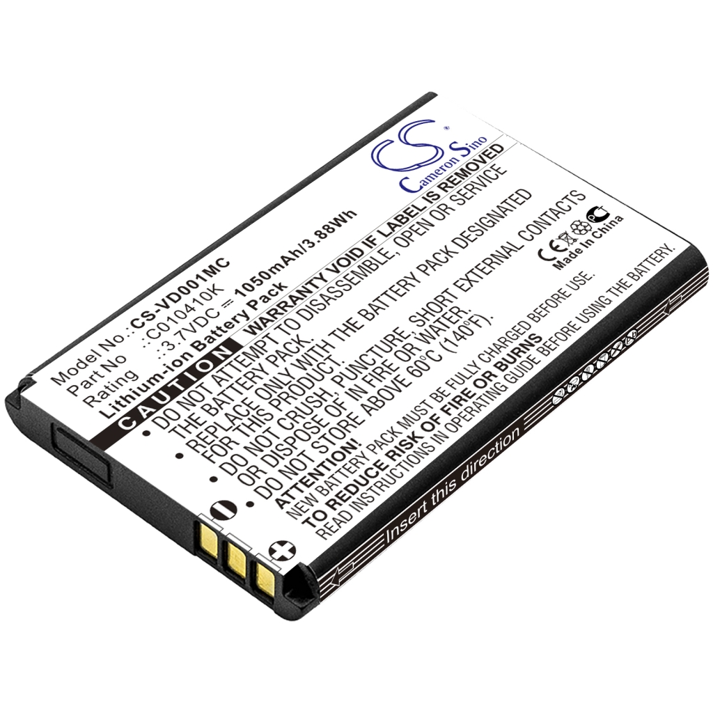 Compatible battery replacement for Aiptek C010410K