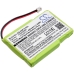 Compatible battery replacement for COBRA  McNairF6M3EMX, F6M3EMX, CP33, T326, 4M3EMJZ...