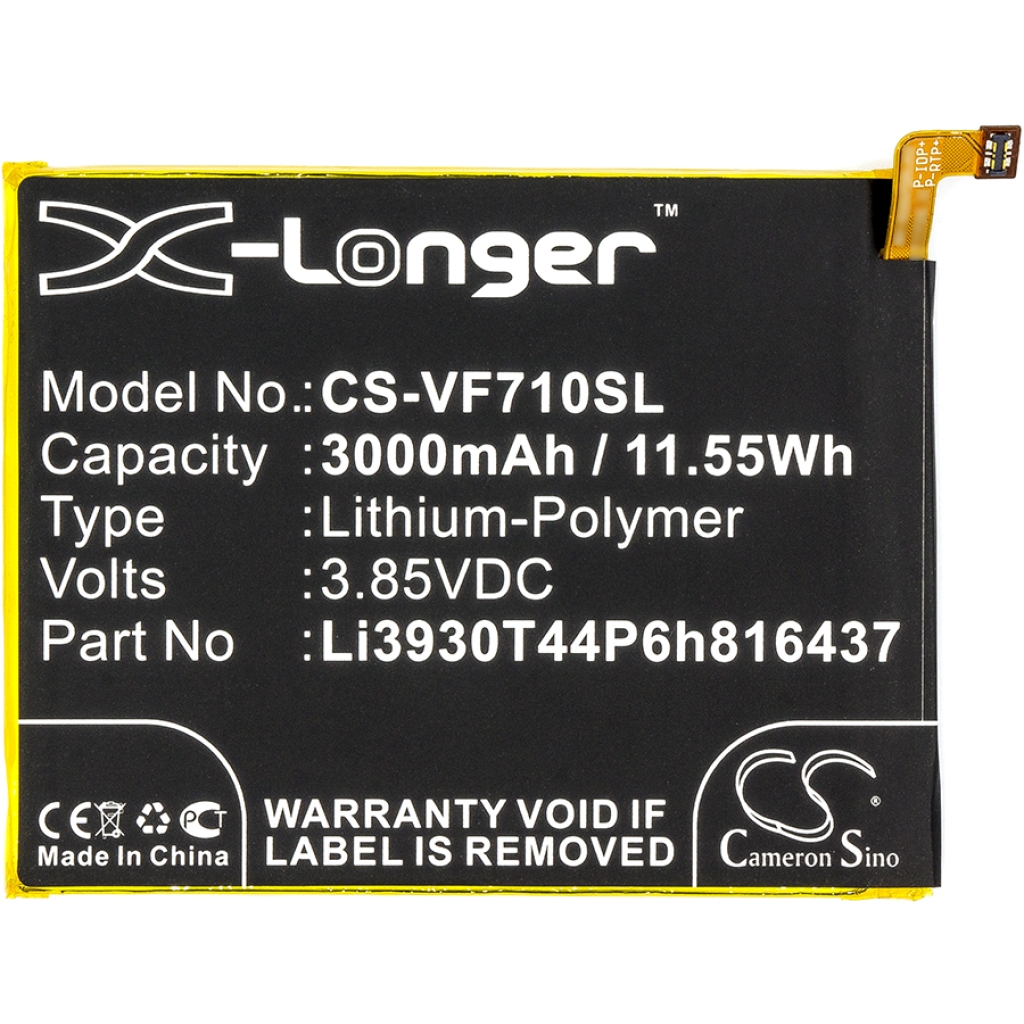 Compatible battery replacement for Vodafone LI3930T44P6H816437