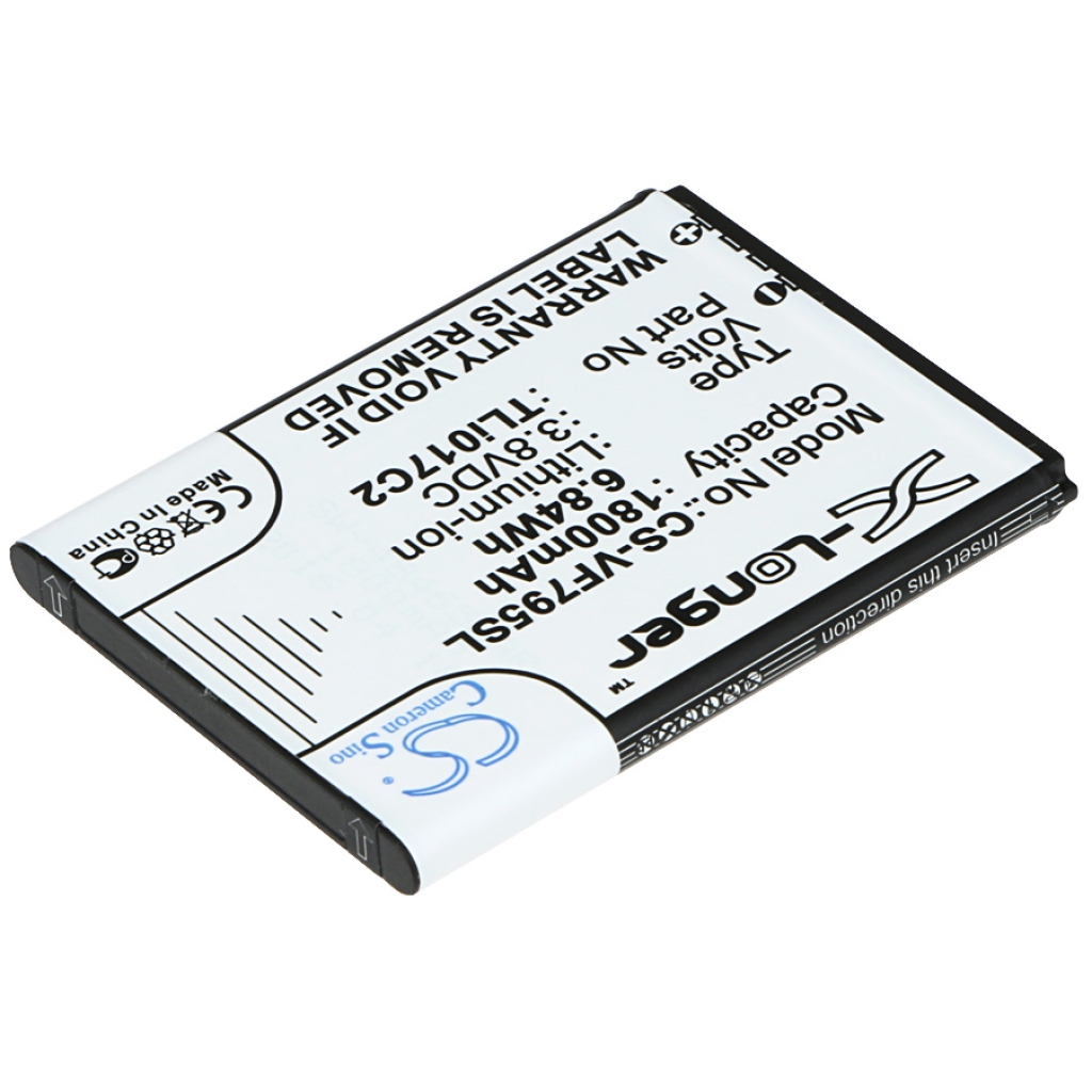 Compatible battery replacement for Vodafone TLI017C2