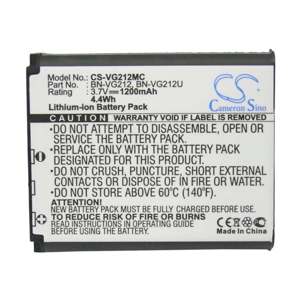 Camera Battery JVC CS-VG212MC