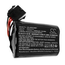 Compatible battery replacement for Visonic BATCS740,K-305177