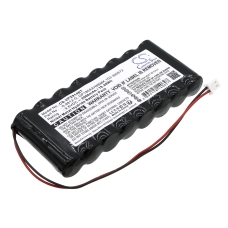 Compatible battery replacement for Visonic 0-9912-G,100729,103-300672,GP130AAH6BMX,GP180AAH8BMX...