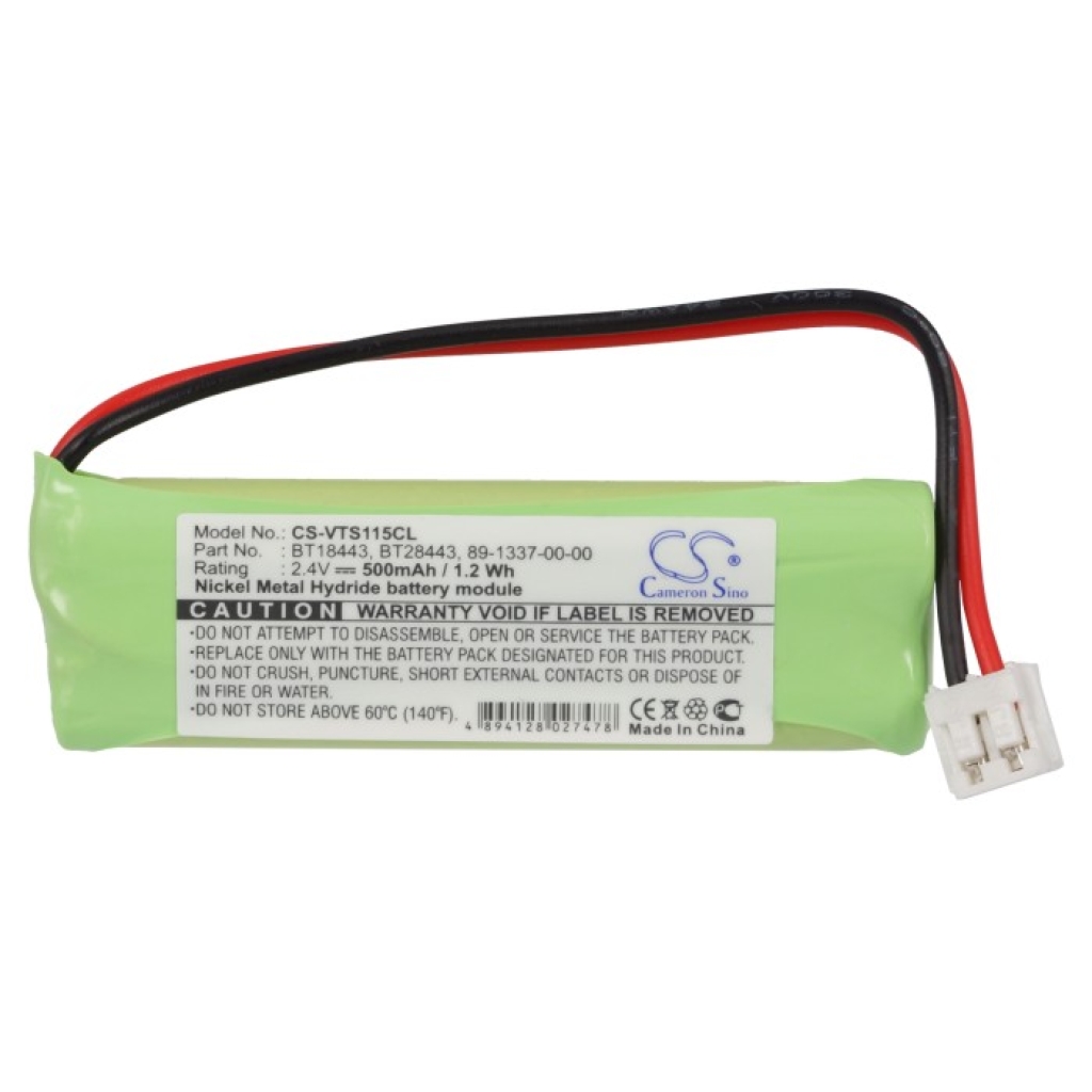 Compatible battery replacement for V Tech  BPCK400, VTHC04RN00, BATT500, VT50AAAALH2BMJZ, 89-1337-00-00...