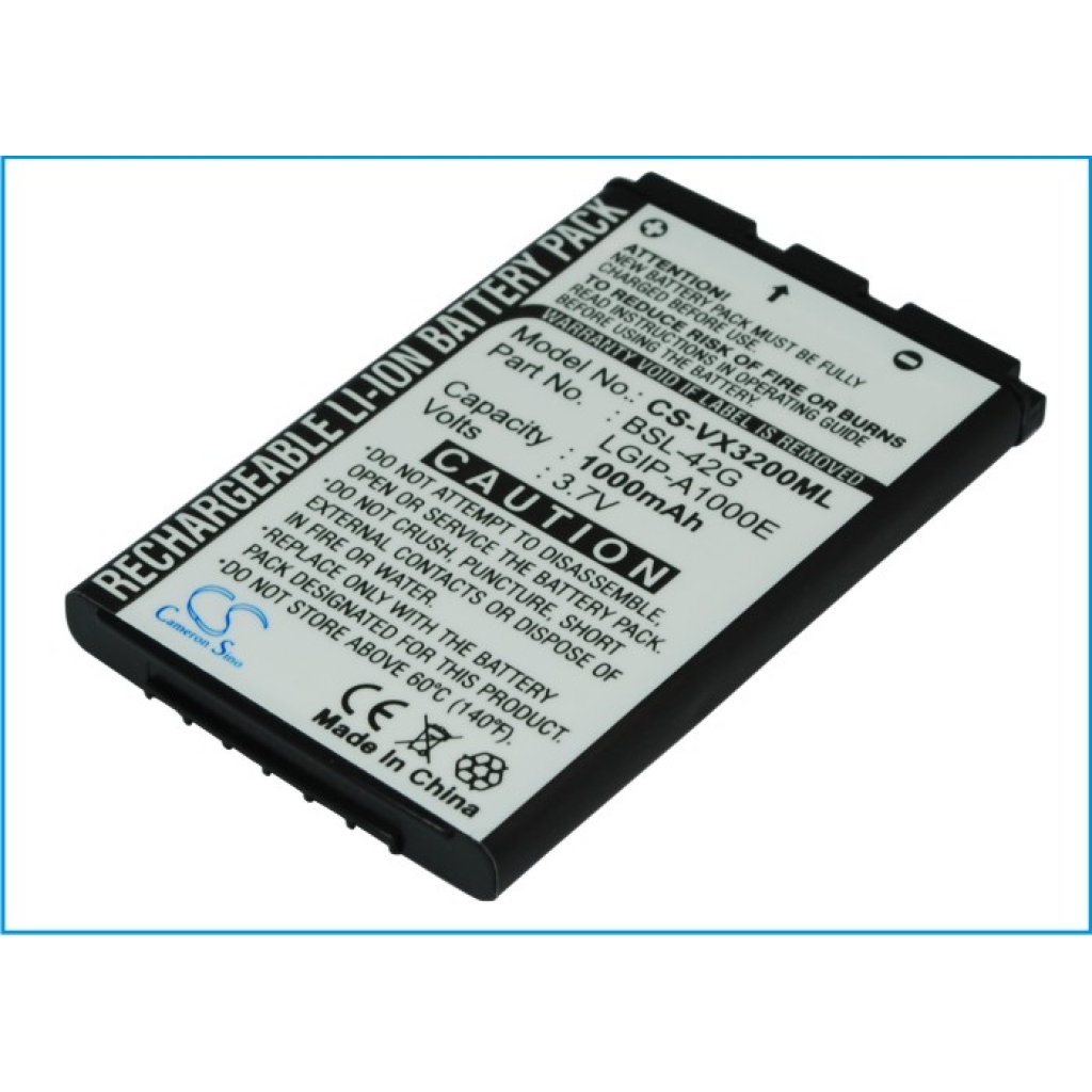 Compatible battery replacement for LG  LGTL-GCIP-1000, SBPL0077801, MCJA0026701, SBPL0082302, LGTL-GCIP...