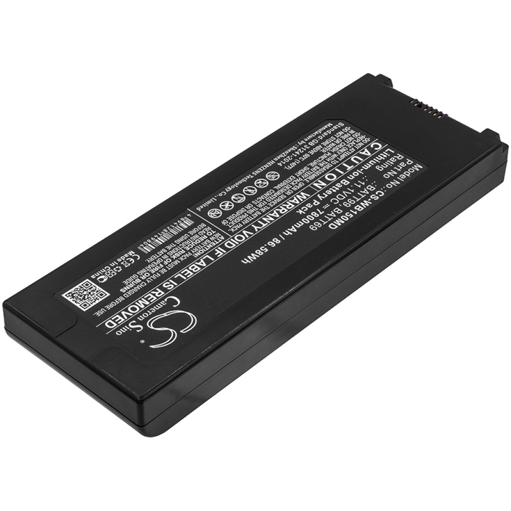 Compatible battery replacement for Welch-Allyn  BATT69, BATT99