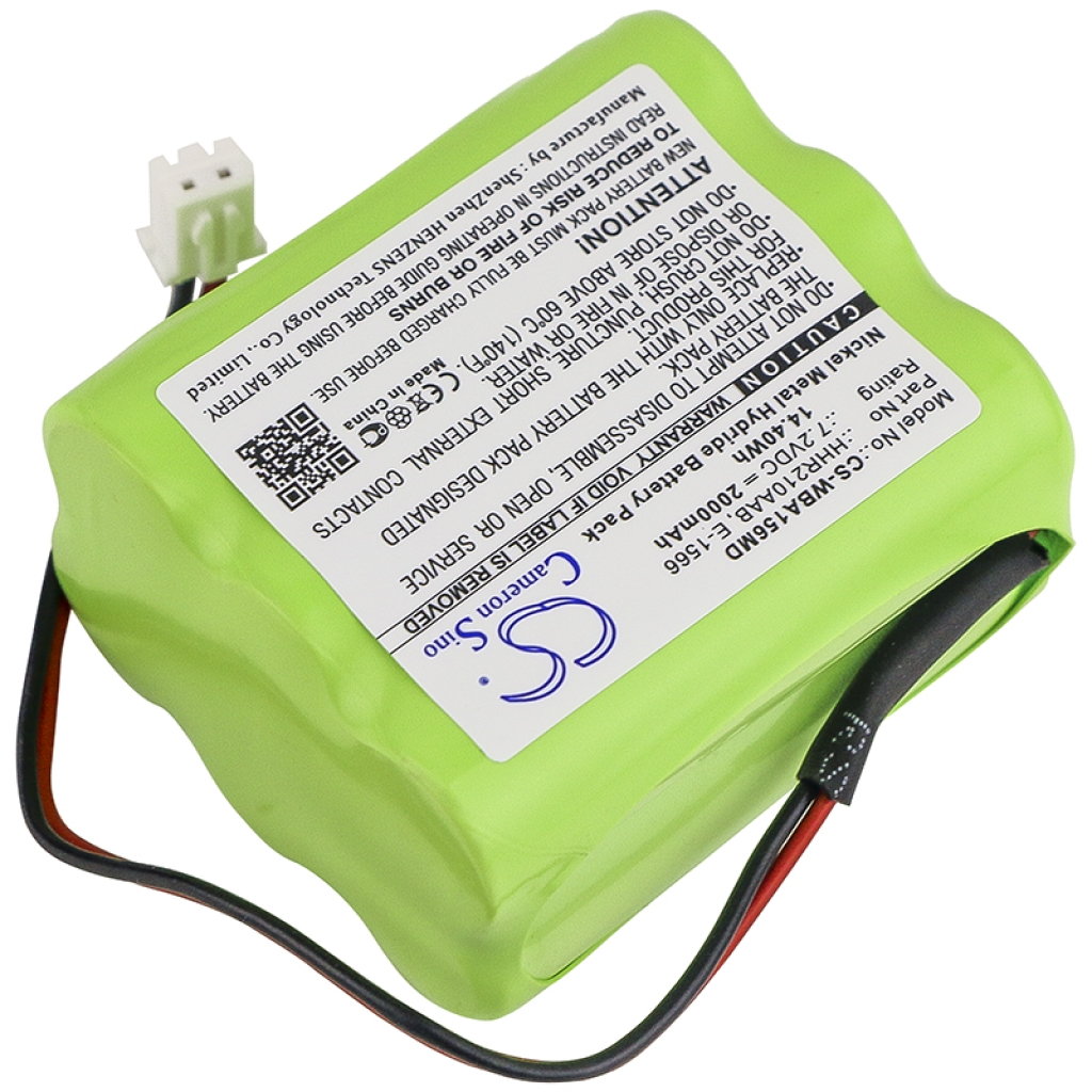 Compatible battery replacement for Weighing  E-1566, 88889009, HHR210AAB