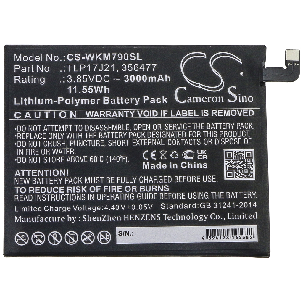 Mobile Phone Battery Wiko CS-WKM790SL