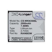 CS-WKN350SL<br />Batteries for   replaces battery Rainbow