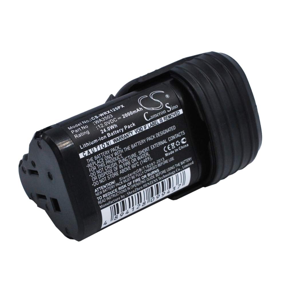 Compatible battery replacement for Worx  WA3509, WA3503