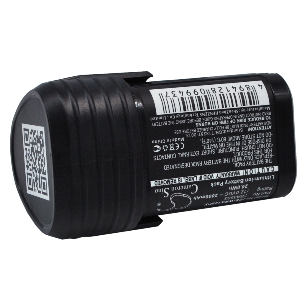 Compatible battery replacement for Worx  WA3509, WA3503