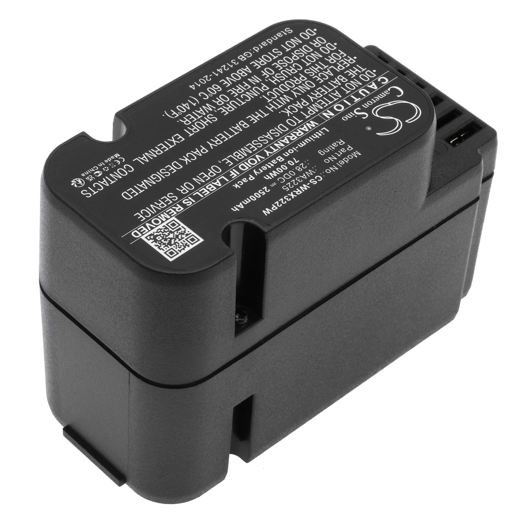 Compatible battery replacement for Worx  WA3225, WA3565, WA3226