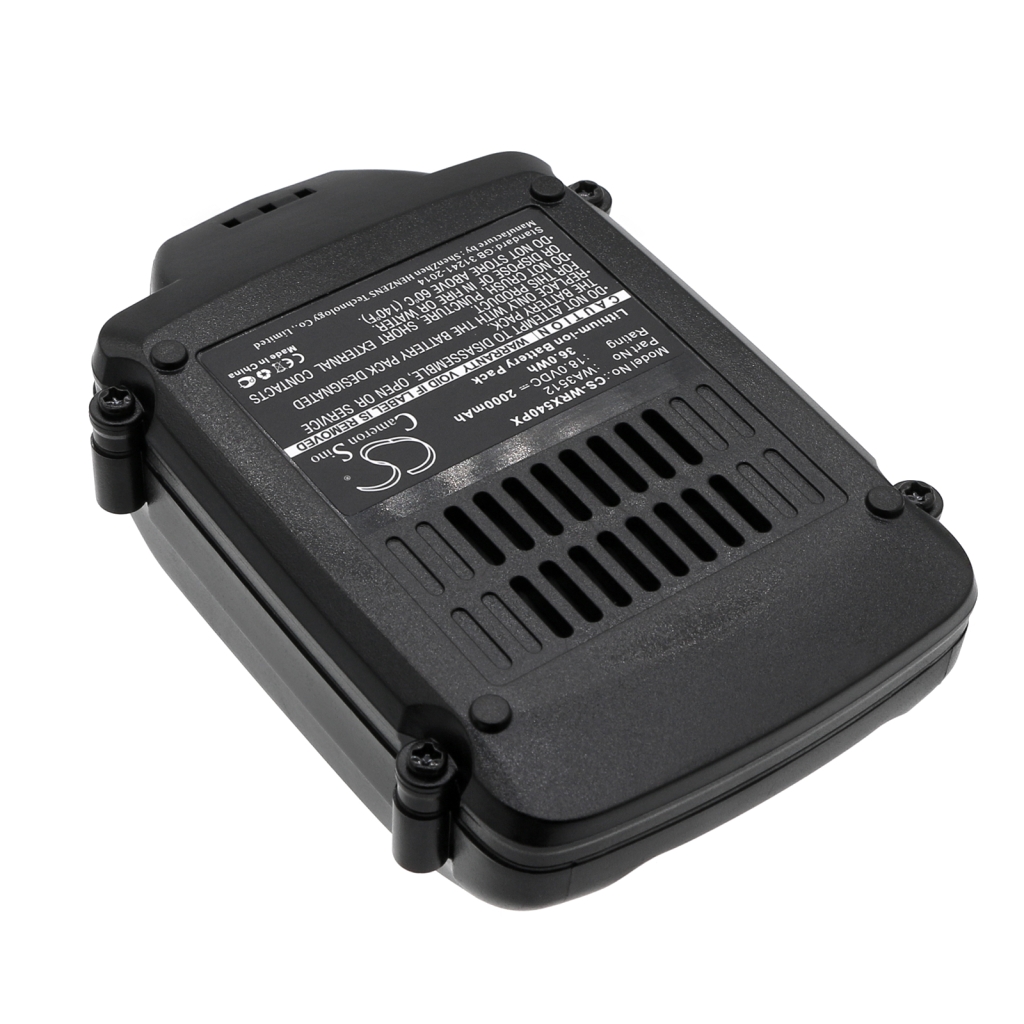 Compatible battery replacement for Worx  WA3516, WA3512.1, WA3572, WA3512, WA3551.1...