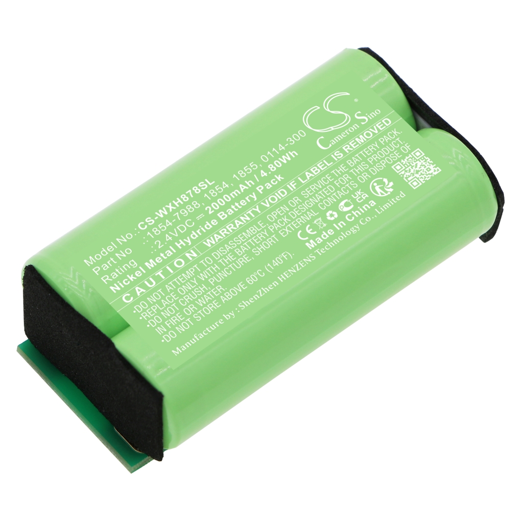 Compatible battery replacement for Wahl  1854-7988, 1854, 0114-300, 1855