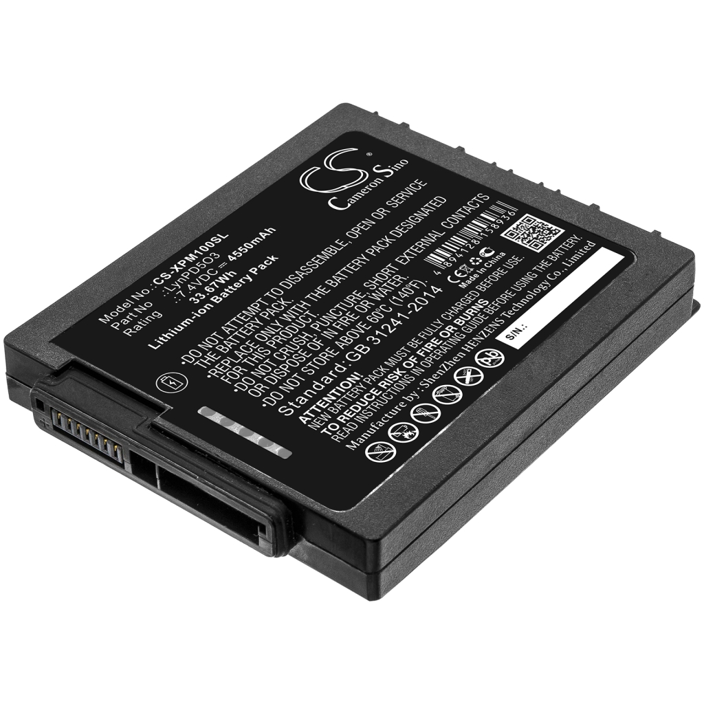 Compatible battery replacement for Xplore  0B23-023U000P, 01H4000P, LynPD5O3