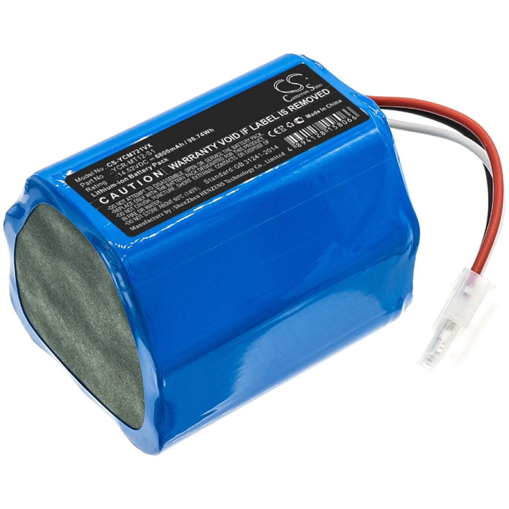 Compatible battery replacement for Iclebo  YCR-M07-20W, YCR-MT12-S1, YCR-MT12