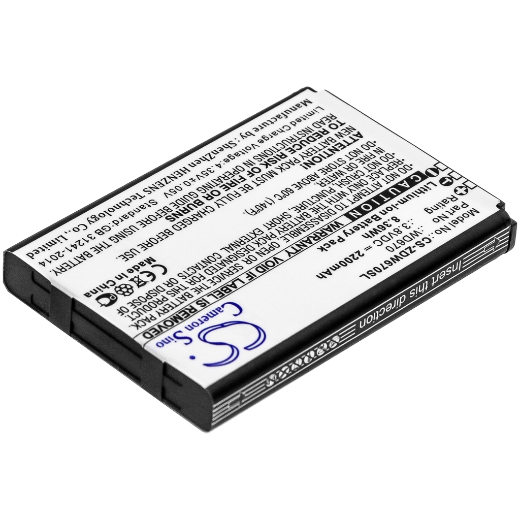 Battery Replaces WD670