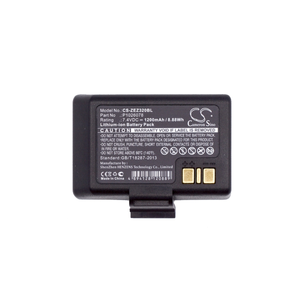 BarCode, Scanner Battery Zebra CS-ZEZ320BL