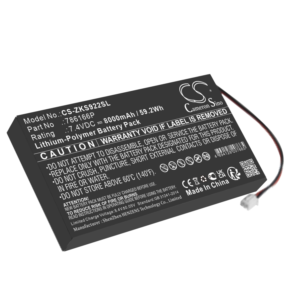 Home Security Camera Battery Zkteco CS-ZKS922SL