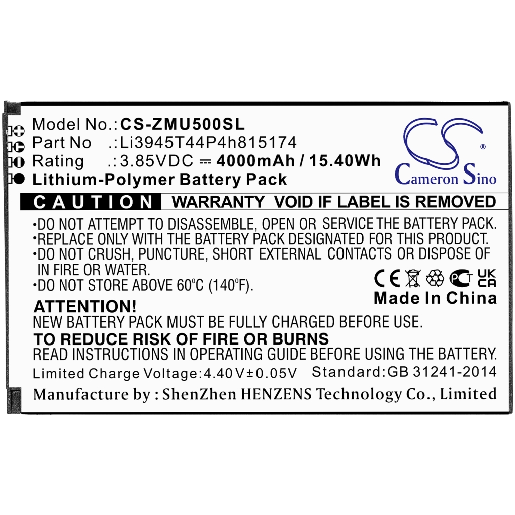 Hotspot Battery Zte CS-ZMU500SL