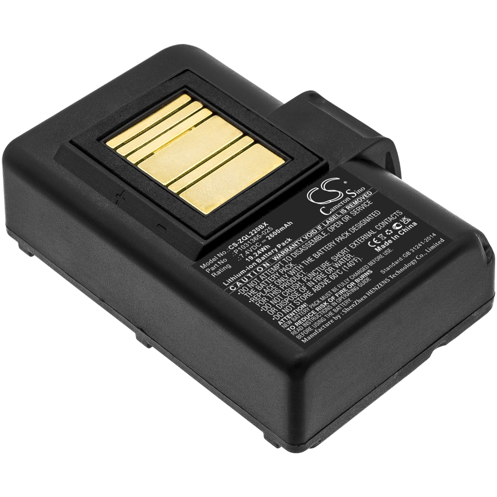 Printer Battery Zebra CS-ZQL220BX