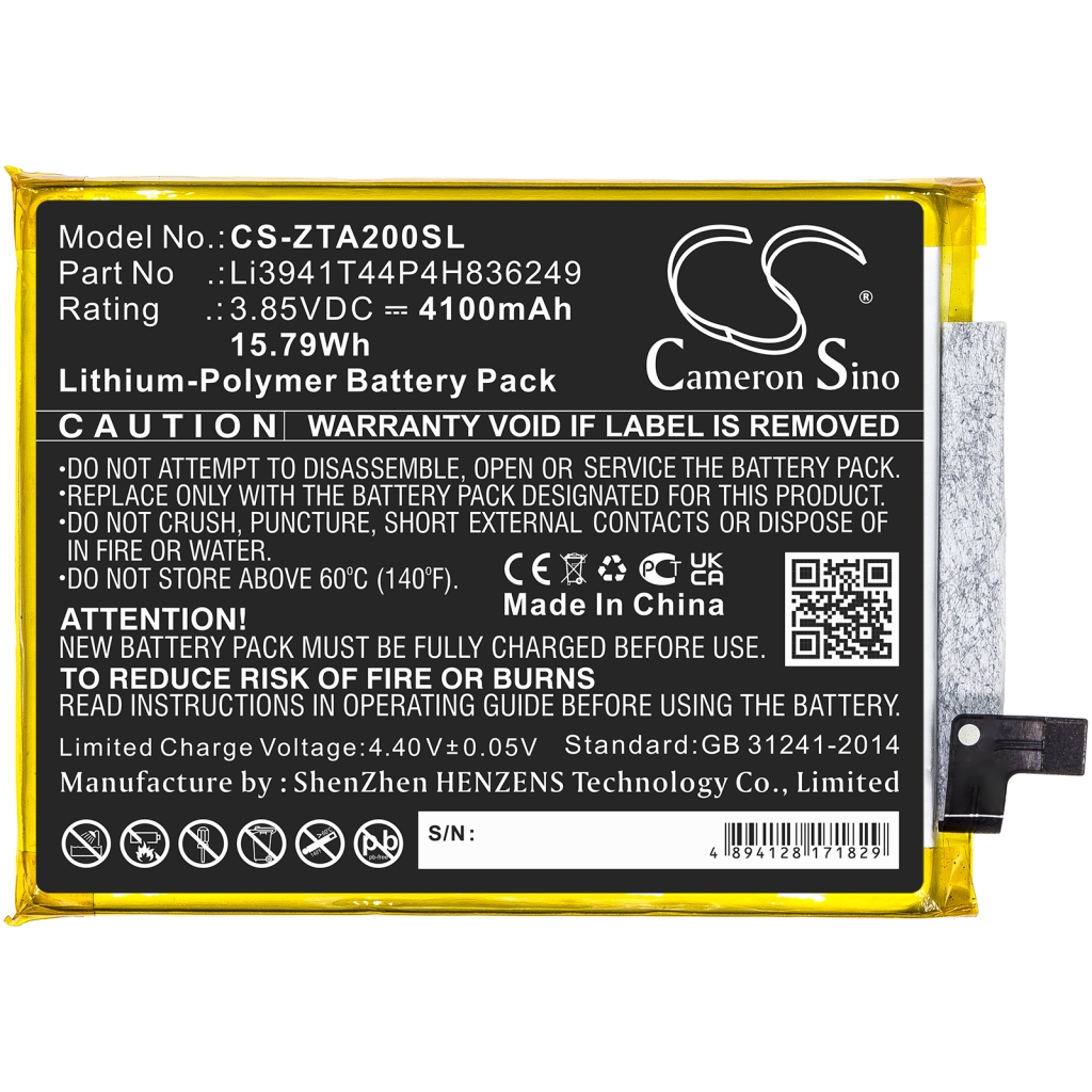 Mobile Phone Battery ZTE CS-ZTA200SL