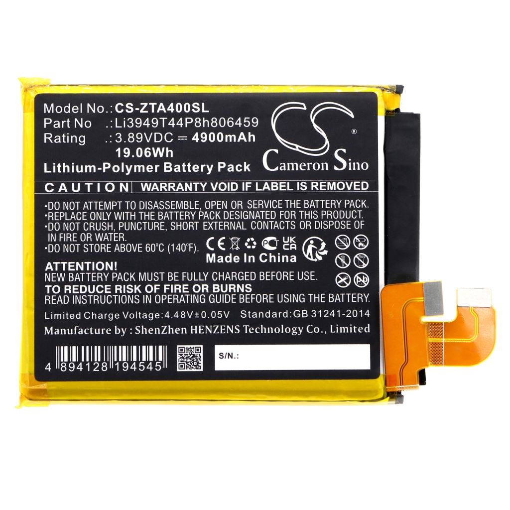 Mobile Phone Battery ZTE CS-ZTA400SL