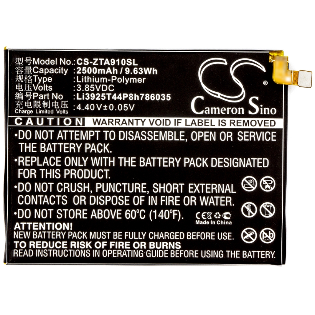 Battery Replaces Li3925T44P8h786035