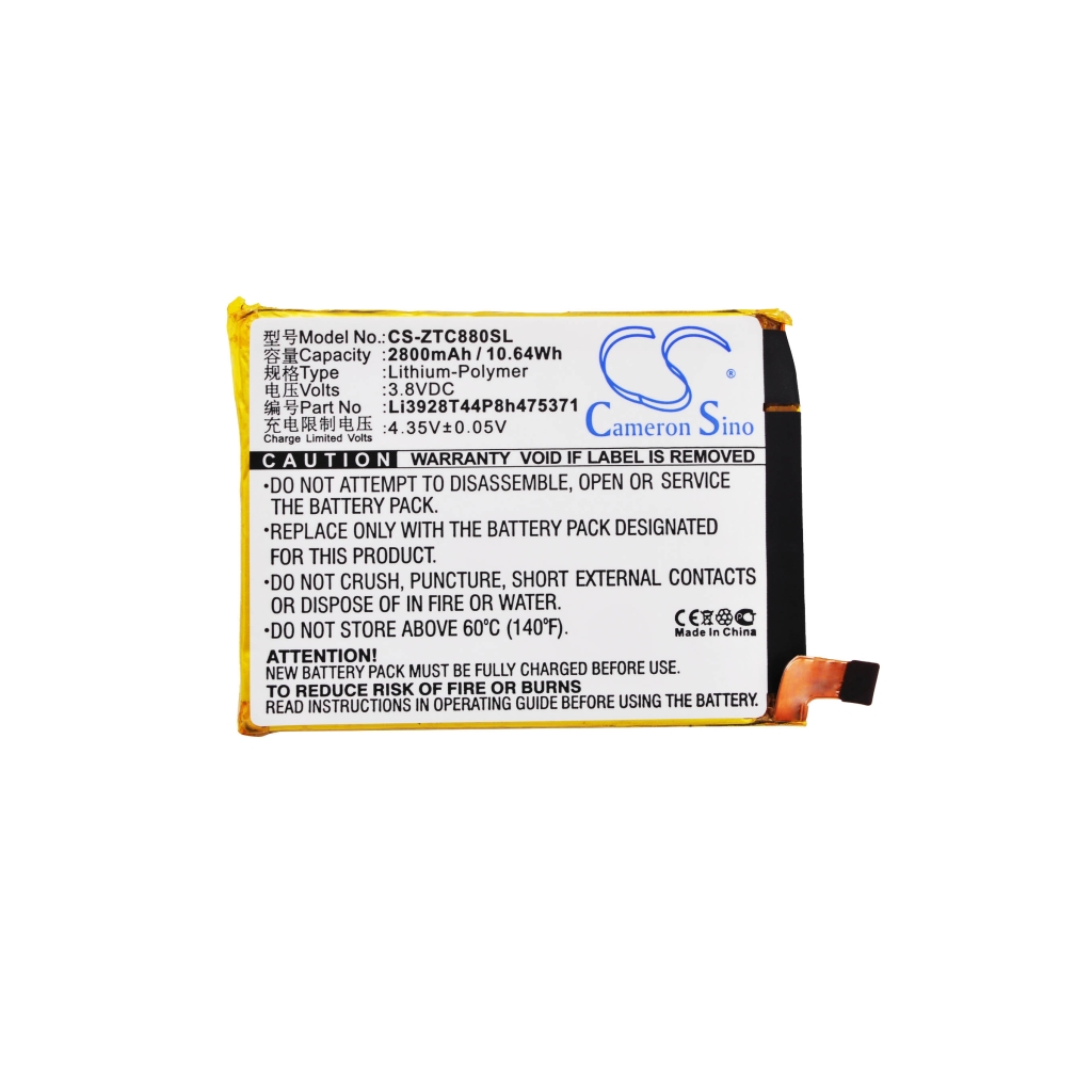 Battery Replaces Li3928T44P8h475371