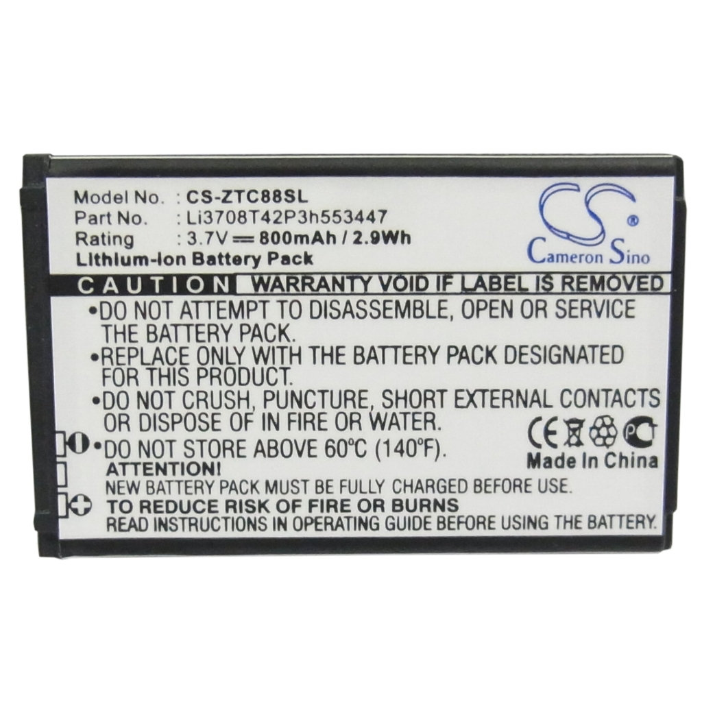 Compatible battery replacement for MetroPCS  Li3707T42P3h553447, Li3708T42P3h553447