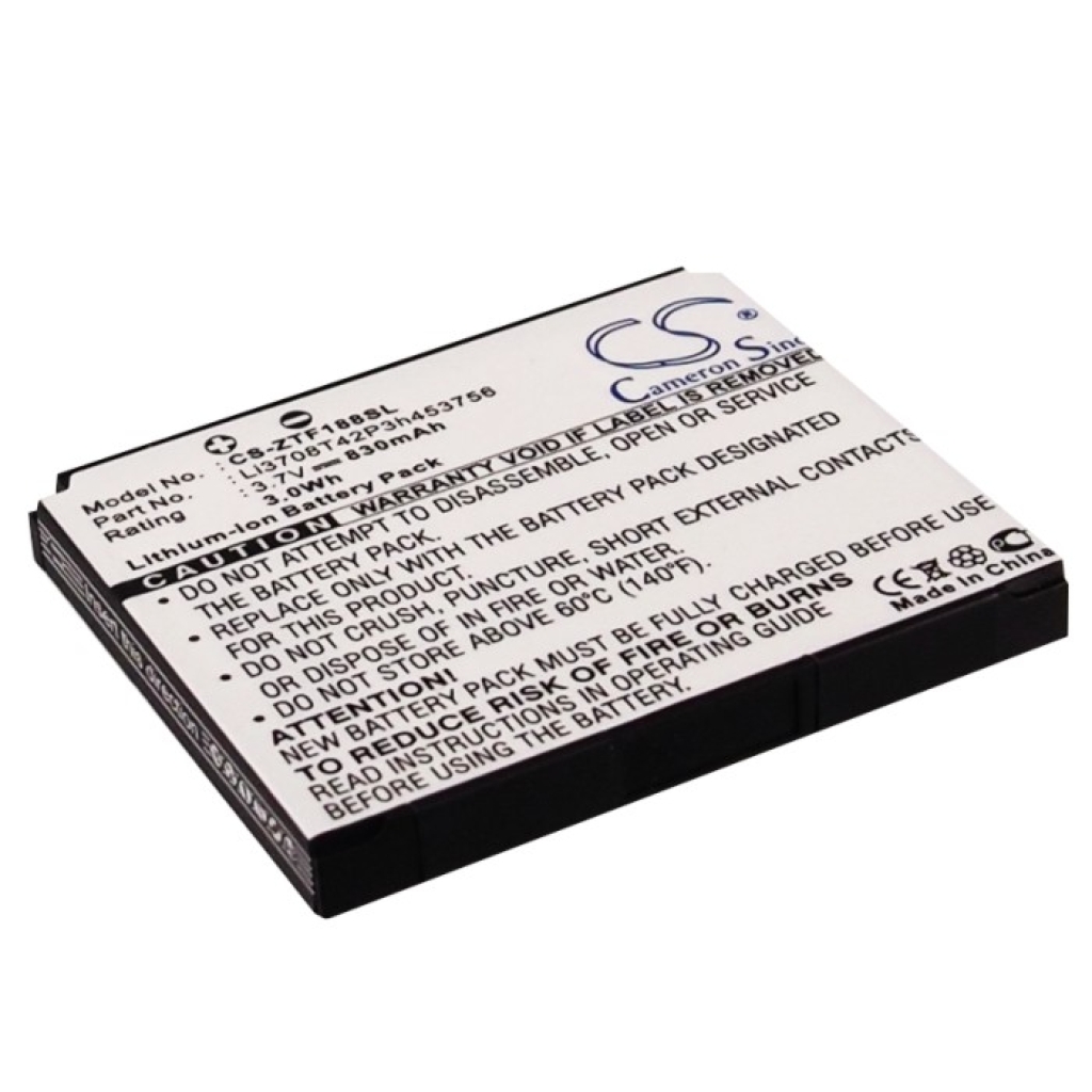 Compatible battery replacement for Telstra  Li3709T42P3h453756, Li3708T42P3h453756, Li3707T42P3h443747