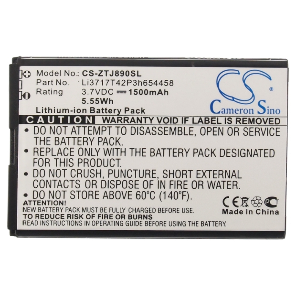 Hotspot Battery Verizon CS-ZTJ890SL