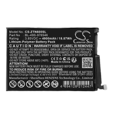 Compatible battery replacement for ZTE BL-49S-976546