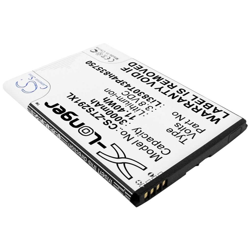 Compatible battery replacement for ZTE  Li3830T43P4h835750