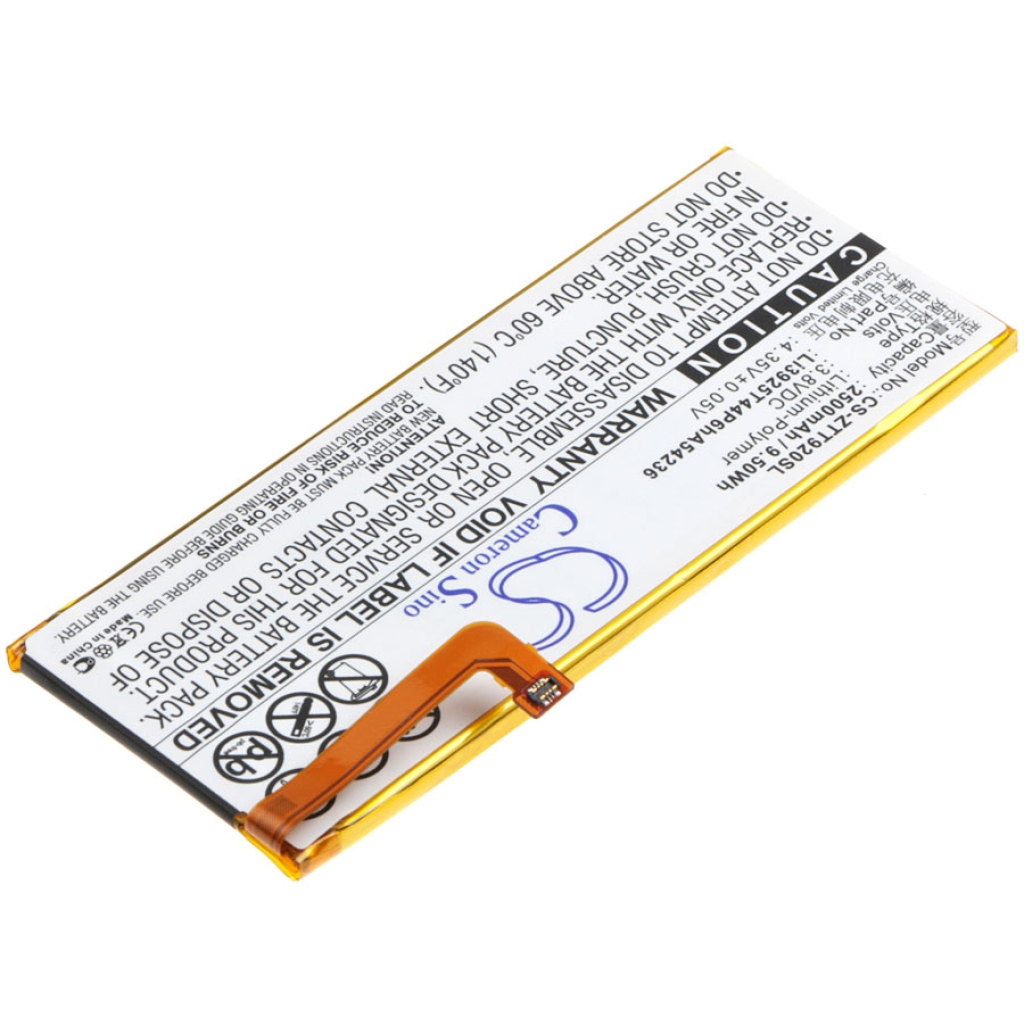 Compatible battery replacement for ZTE  Li3925T44P6hA54236