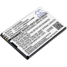 Compatible battery replacement for Cricket  Li3714T42P3H654251, Li3712T42P3h654246h, Li3711T42P3h654246, VZWAC30BAT, Li3711T42P3h354246...