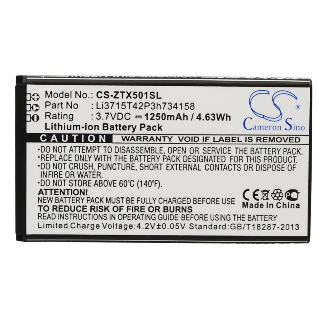 Battery Replaces Li3715T42P3h734158