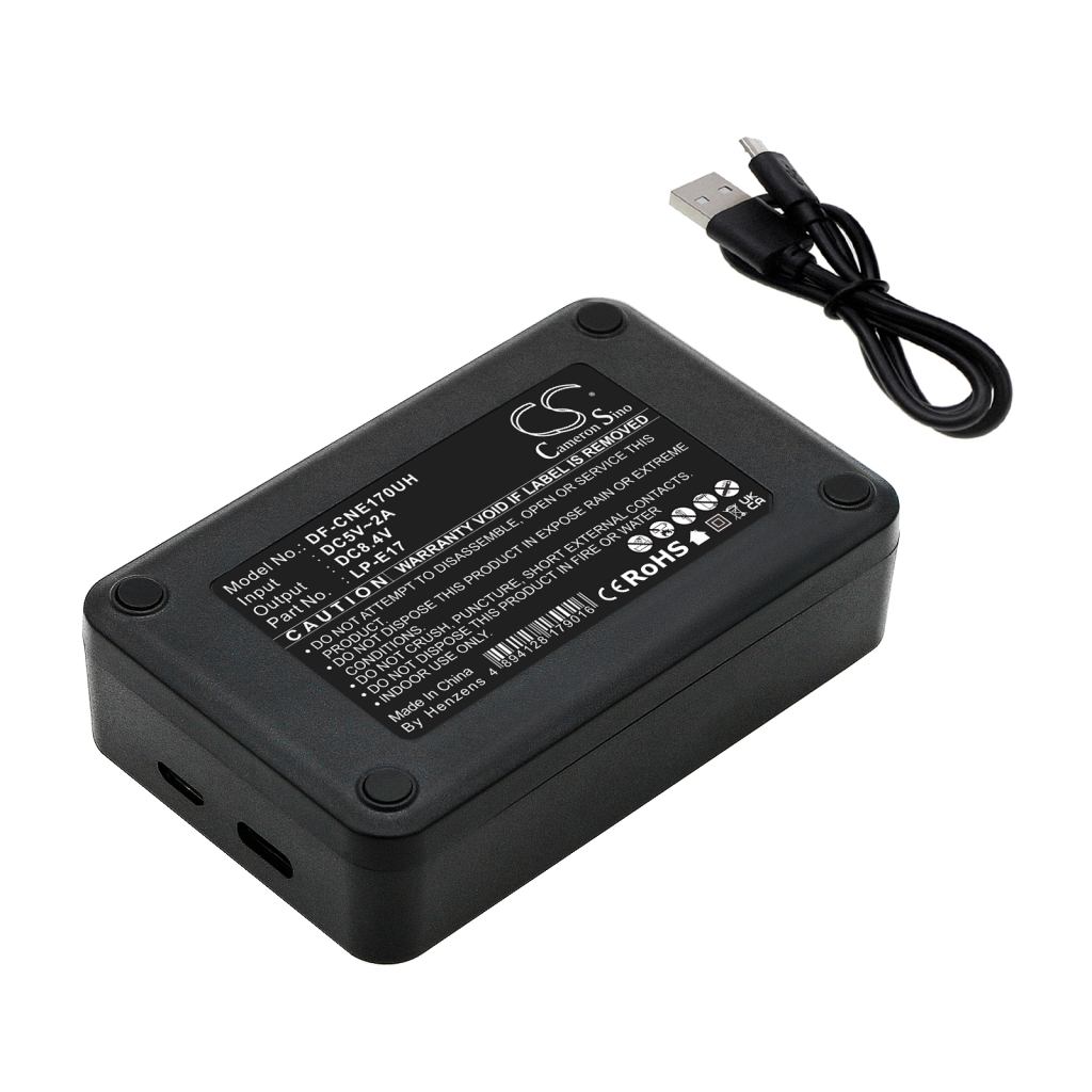 Compatible charger replacement for Saramonic  LC-E17, LP-E17, LC-E17C