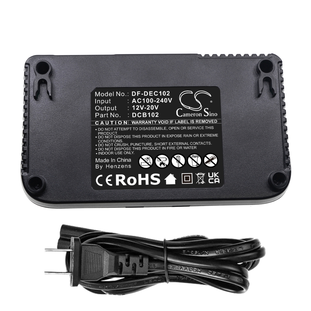 Compatible charger replacement for DeWalt  DCB105, DCB181-XJ, DCB203, DCB123, DCB184...