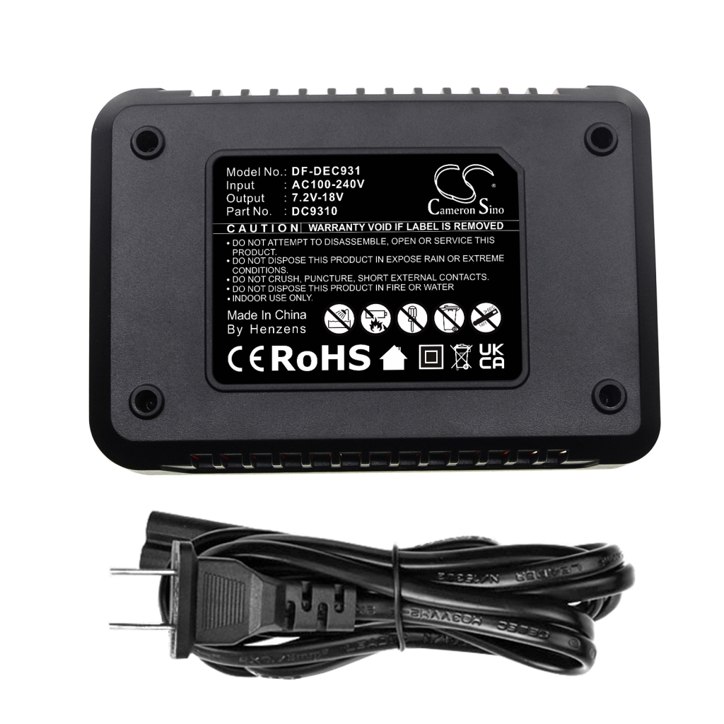 Compatible charger replacement for DeWalt  DW9071, DC9099, DE9074, DE9502, DW9095...