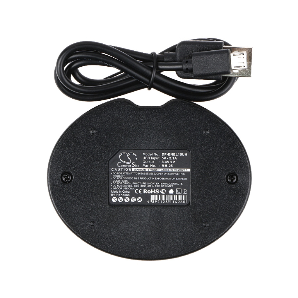 Compatible charger replacement for NIKON  EN-EL15A, EN-EL15, EL-EL15c, MH-25, EN-EL15B