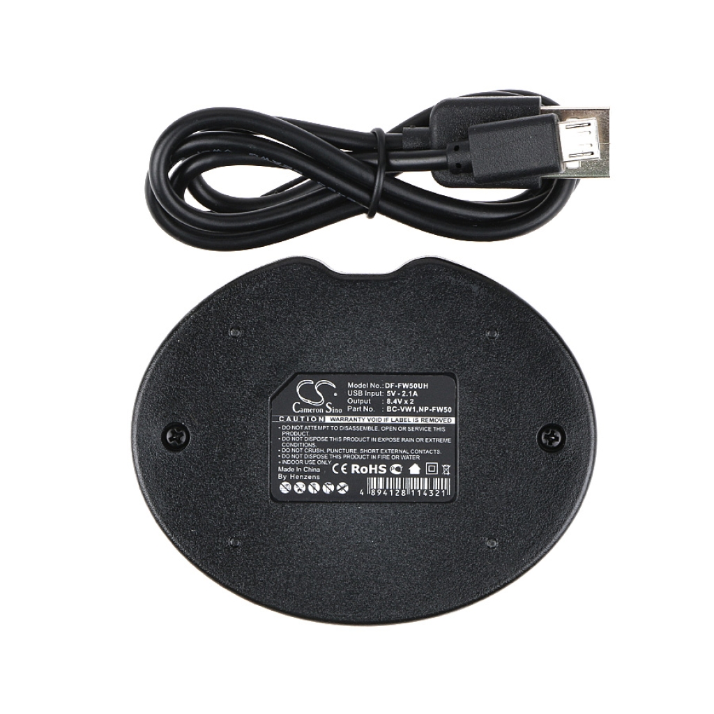 Compatible charger replacement for Sony  NP-FW50, BC-VW1